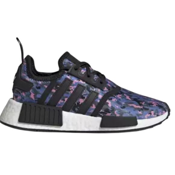 Adidas NMD_R1, Black & Pink Camouflage, Boost, Youth Size 5.5, Women's Size 7 - Picture 1 of 10